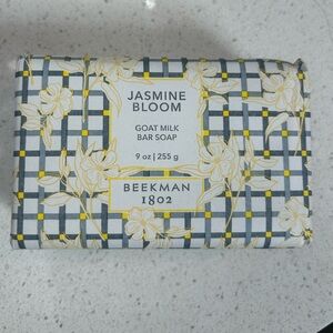 Beekman 1802 Jasmine Bloom Goat Milk Bar Soap Jumbo 9 Ozs New